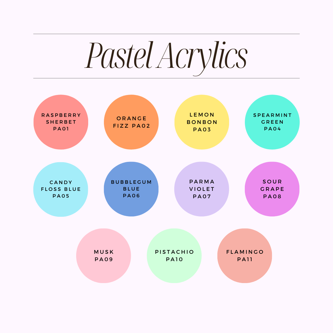 Single Layer Stemless Acrylic Cake Toppers