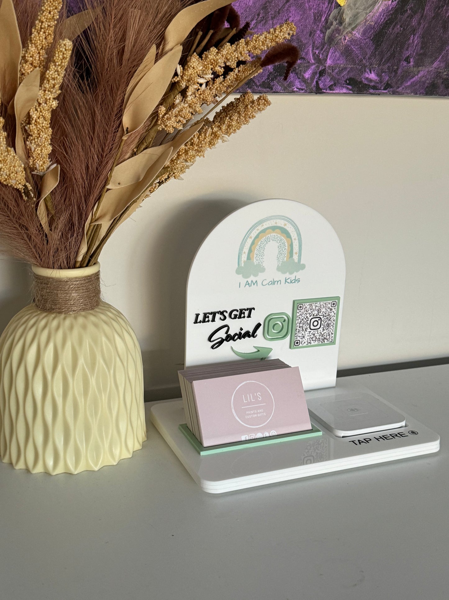 Basic Square & Card Dock Social Backing