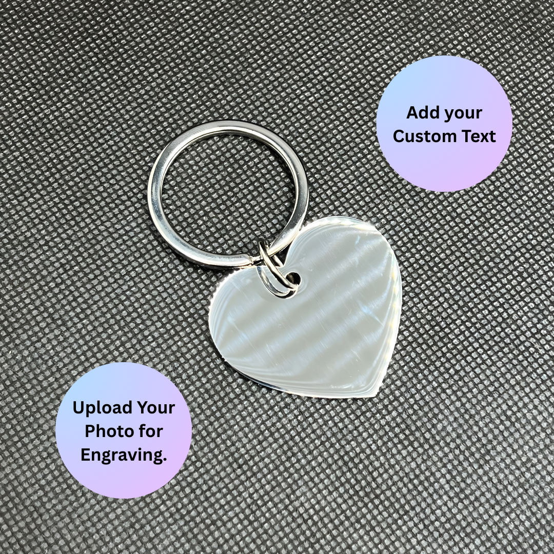 Personalised Key Chain - Heart