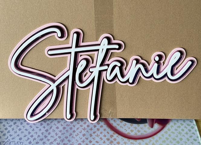 3 Layer Acrylic Name Plaques