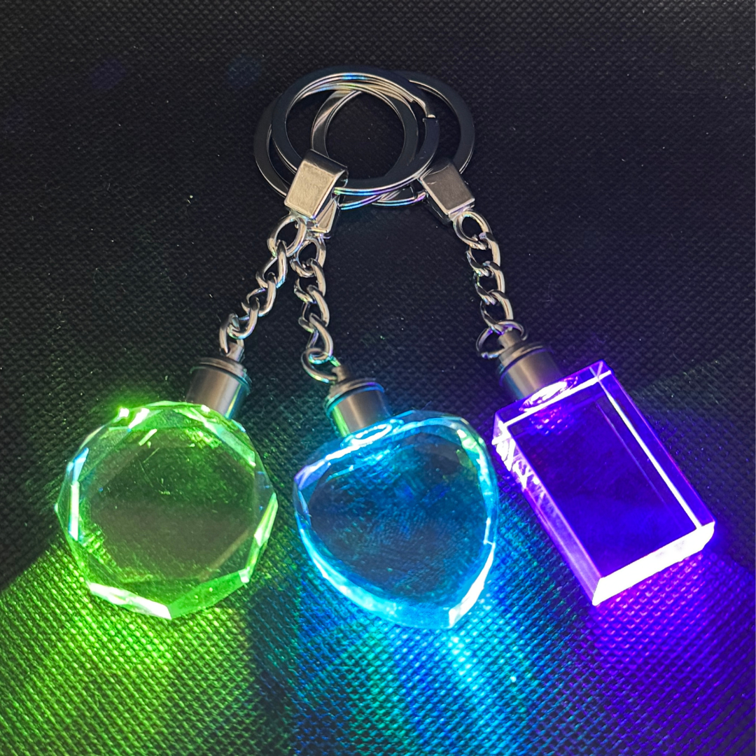 LED Crystal Keychains