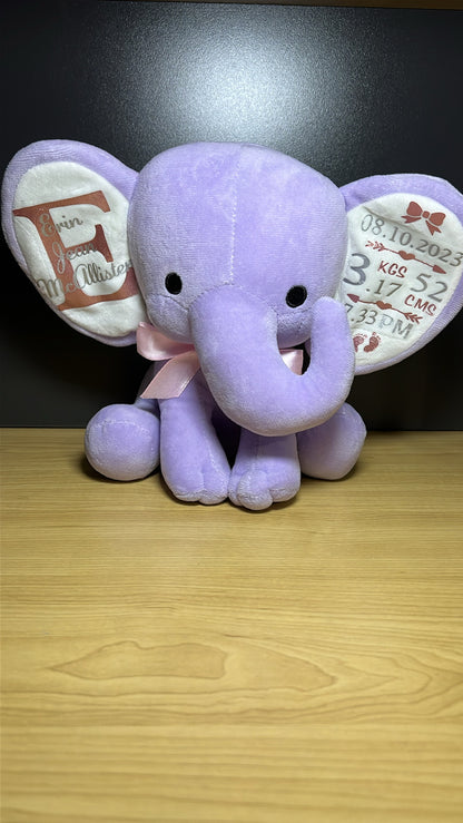 Birth Announcement Elephant