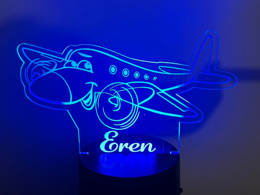 Cartoon Plane | 3D LED Lamp