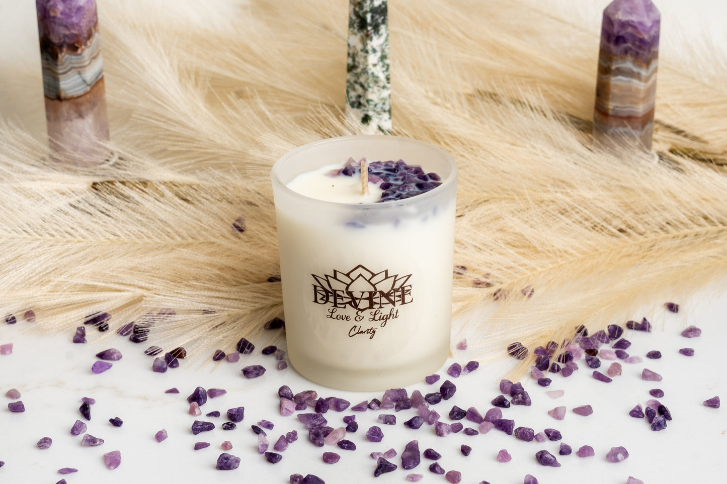 Clarity- Healing Energies Candle - Medium