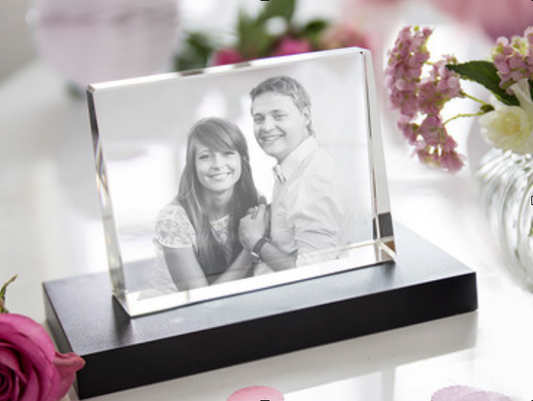 Crystal Rectangle with Base