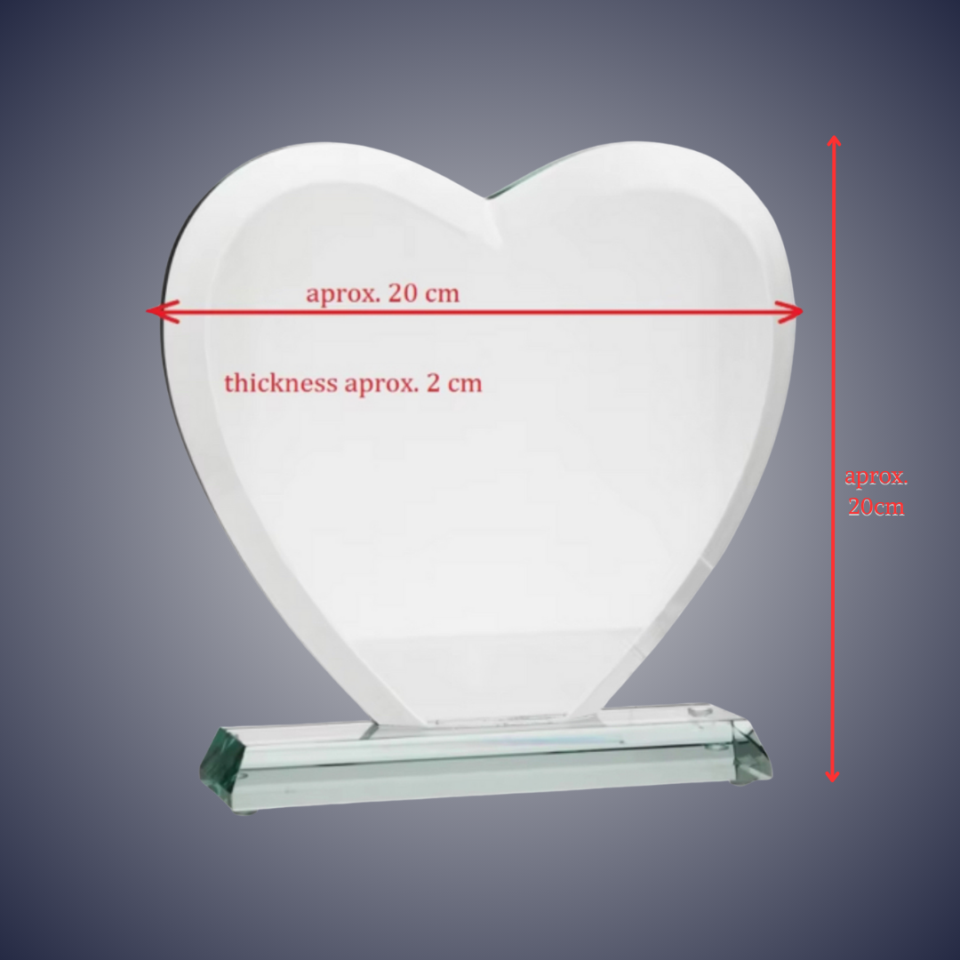 Heart Crystal with Base